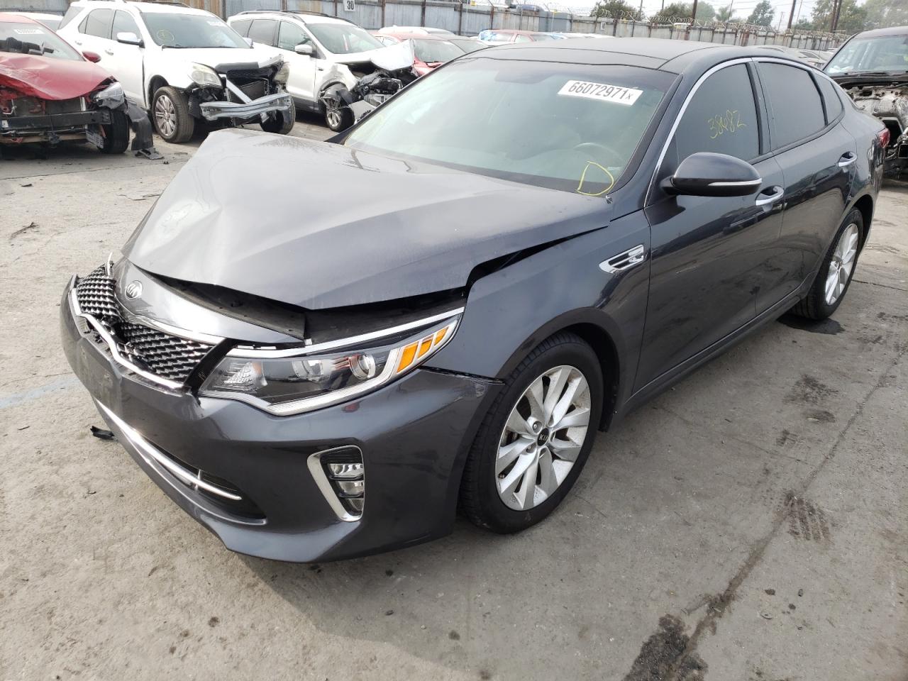 Photo 2 from auction – 2018 KIA OPTIMA LX with VIN 5XXGT4L31JG242346