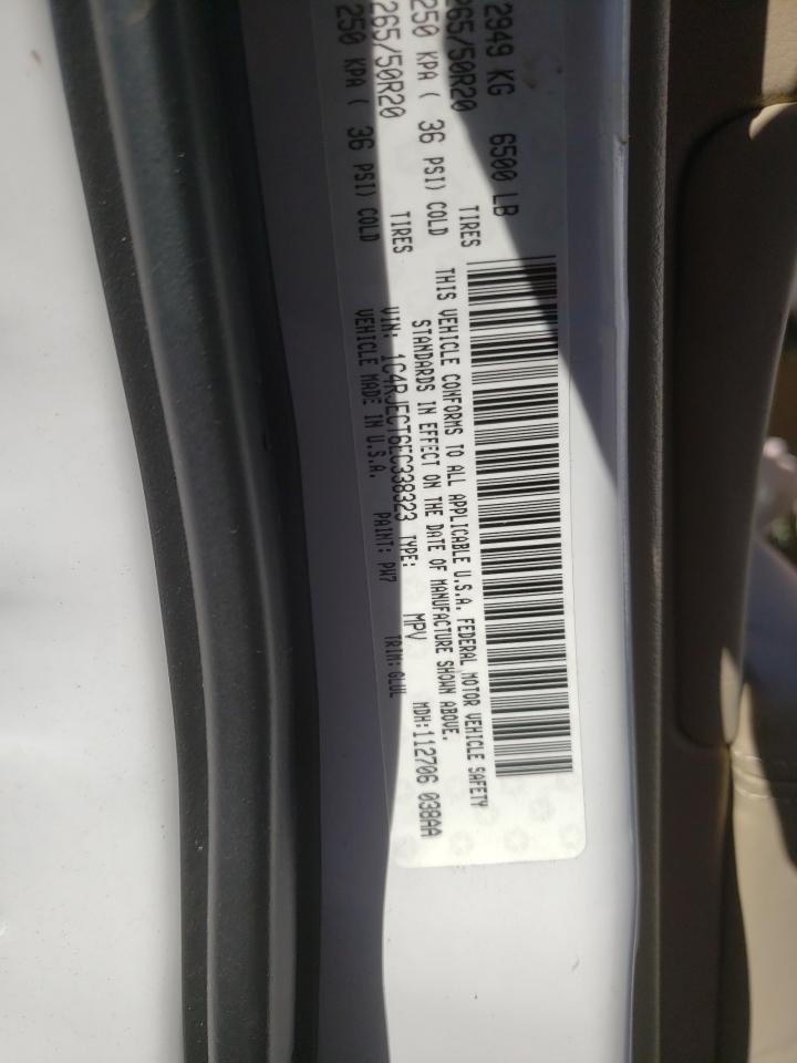 Photo 10 from auction – 2014 JEEP GRAND CHER with VIN 1C4RJECT6EC338323