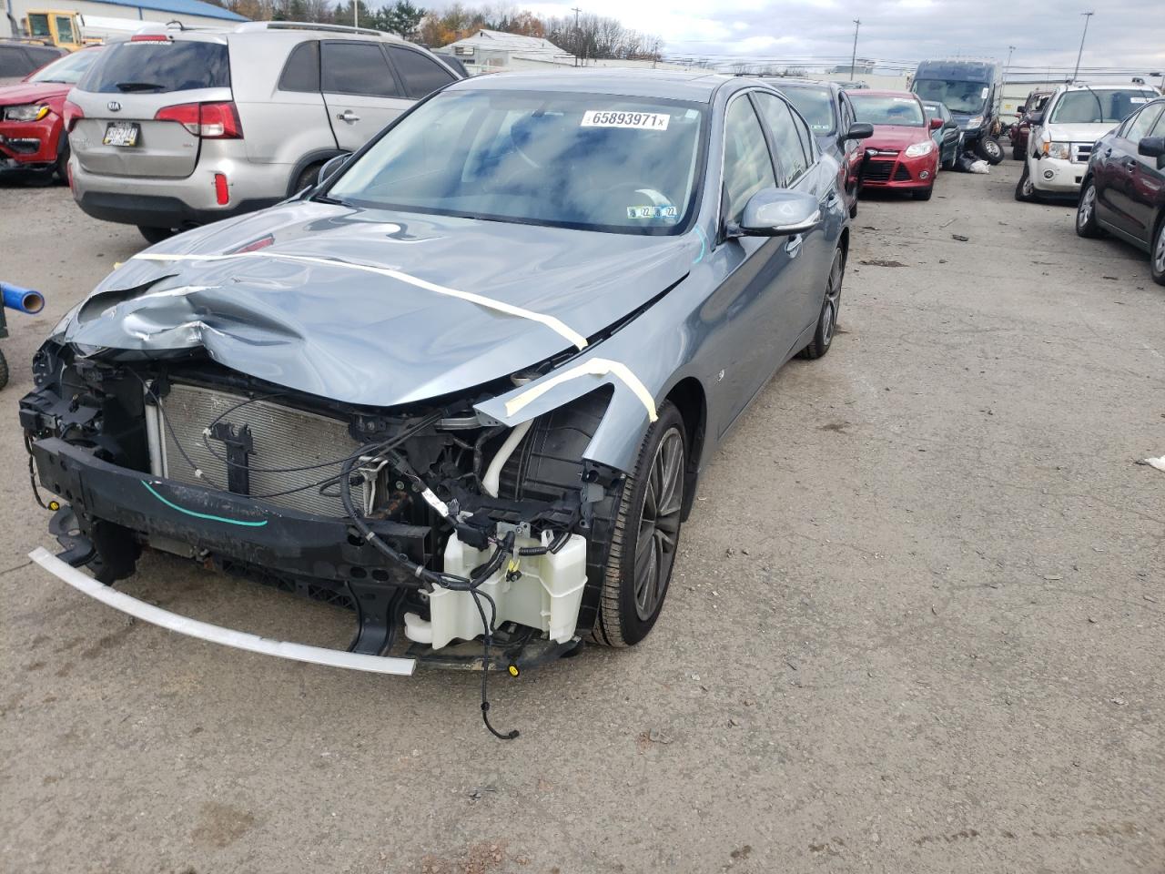 Photo 2 from auction – 2014 INFINITI Q50 BASE with VIN JN1BV7AR0EM684924