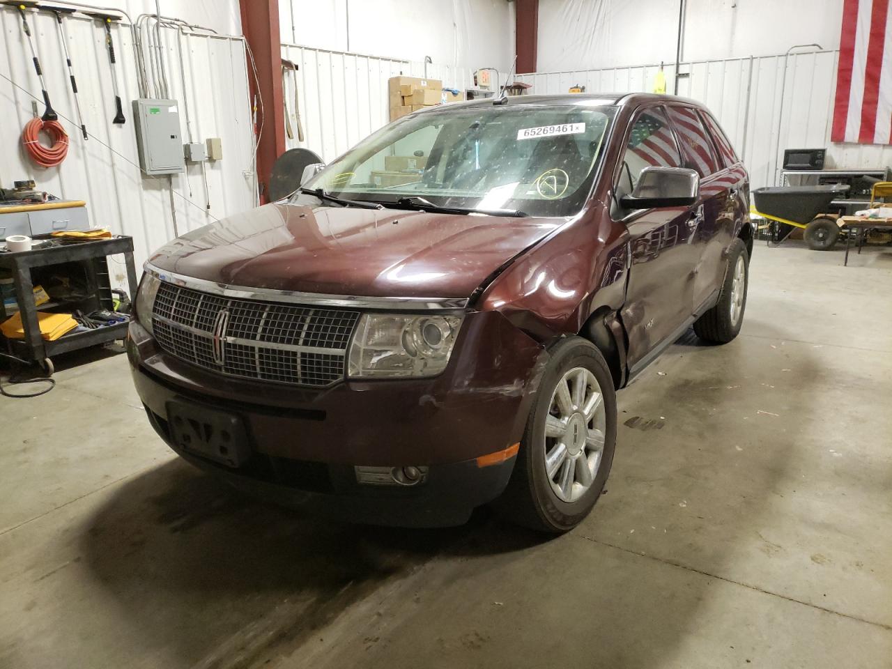 Photo 2 from auction – 2009 LINCOLN MKX with VIN 2LMDU88C59BJ00397
