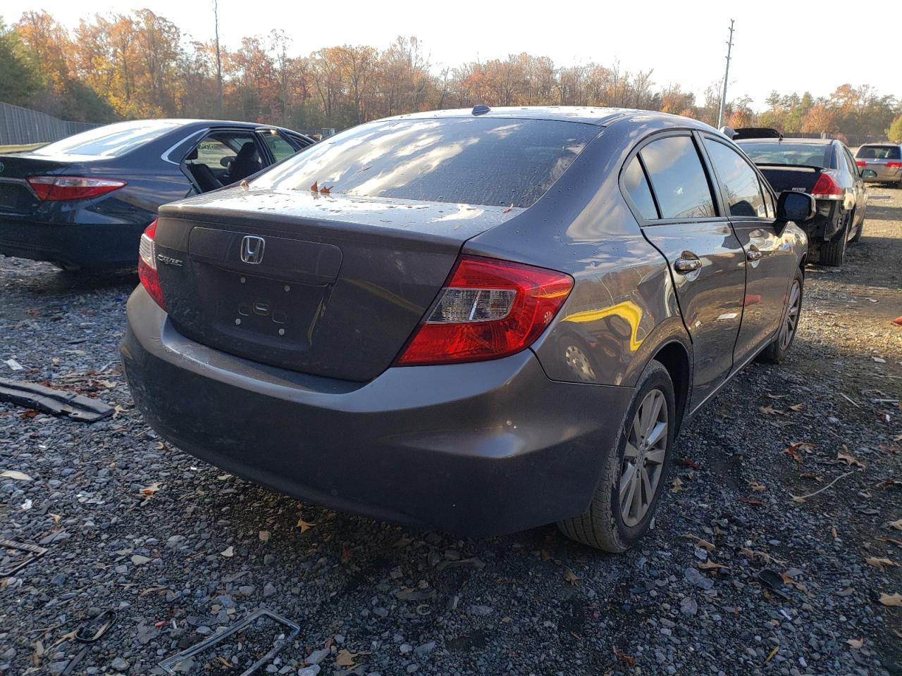 Photo 4 from auction – 2012 HONDA CIVIC EXL with VIN 19XFB2F99CE047240