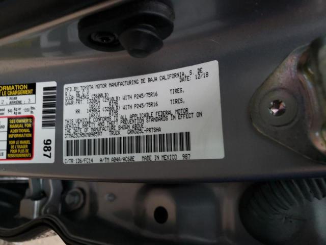 Photo 10 from auction – 2019 TOYOTA TACOMA DOU with VIN 3TMAZ5CN5KM090597