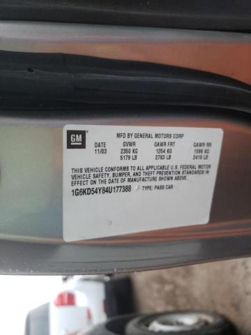 Photo 10 from auction – 2004 CADILLAC DEVILLE with VIN 1G6KD54Y84U177388