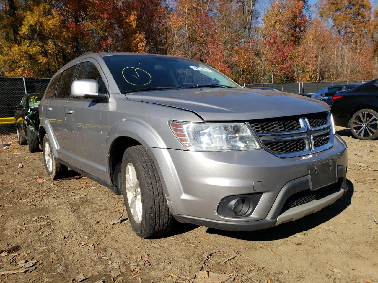 DODGE JOURNEY SX 2015 with VIN 3C4PDCBG9FT668812 - Photo from auction
