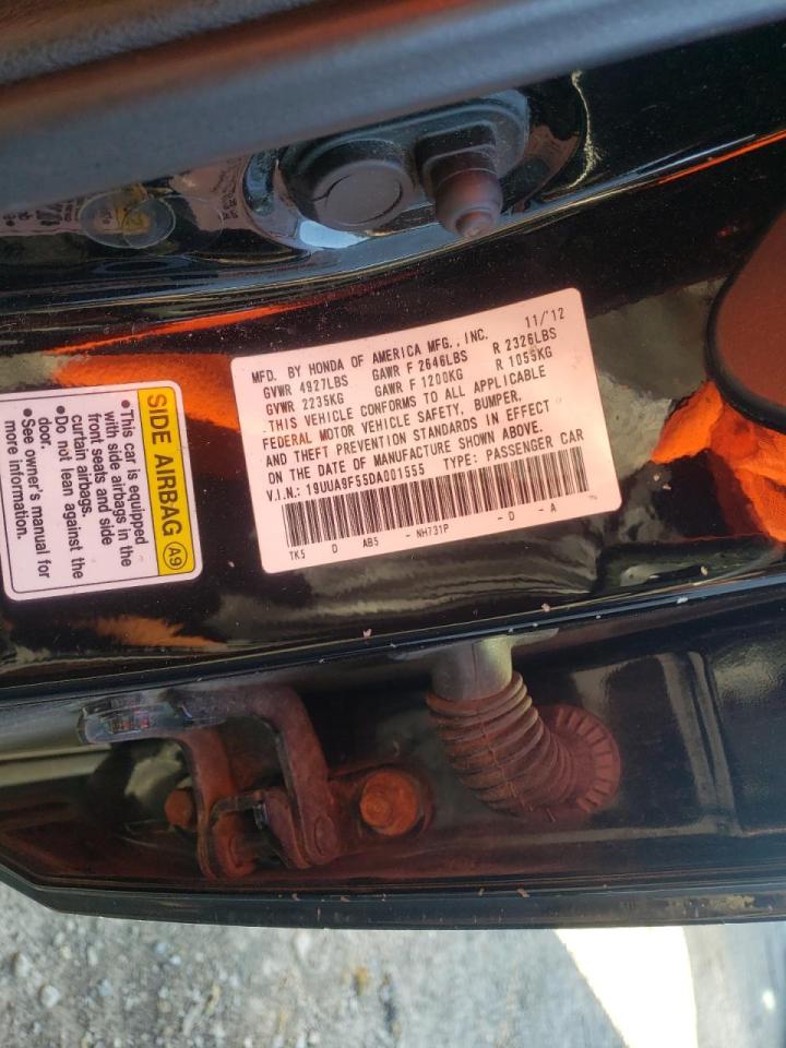 Photo 10 from auction – 2013 ACURA TL TECH with VIN 19UUA9F55DA001555
