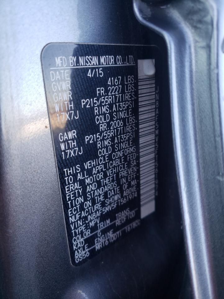 Photo 10 from auction – 2015 NISSAN JUKE S with VIN JN8AF5MV5FT561974