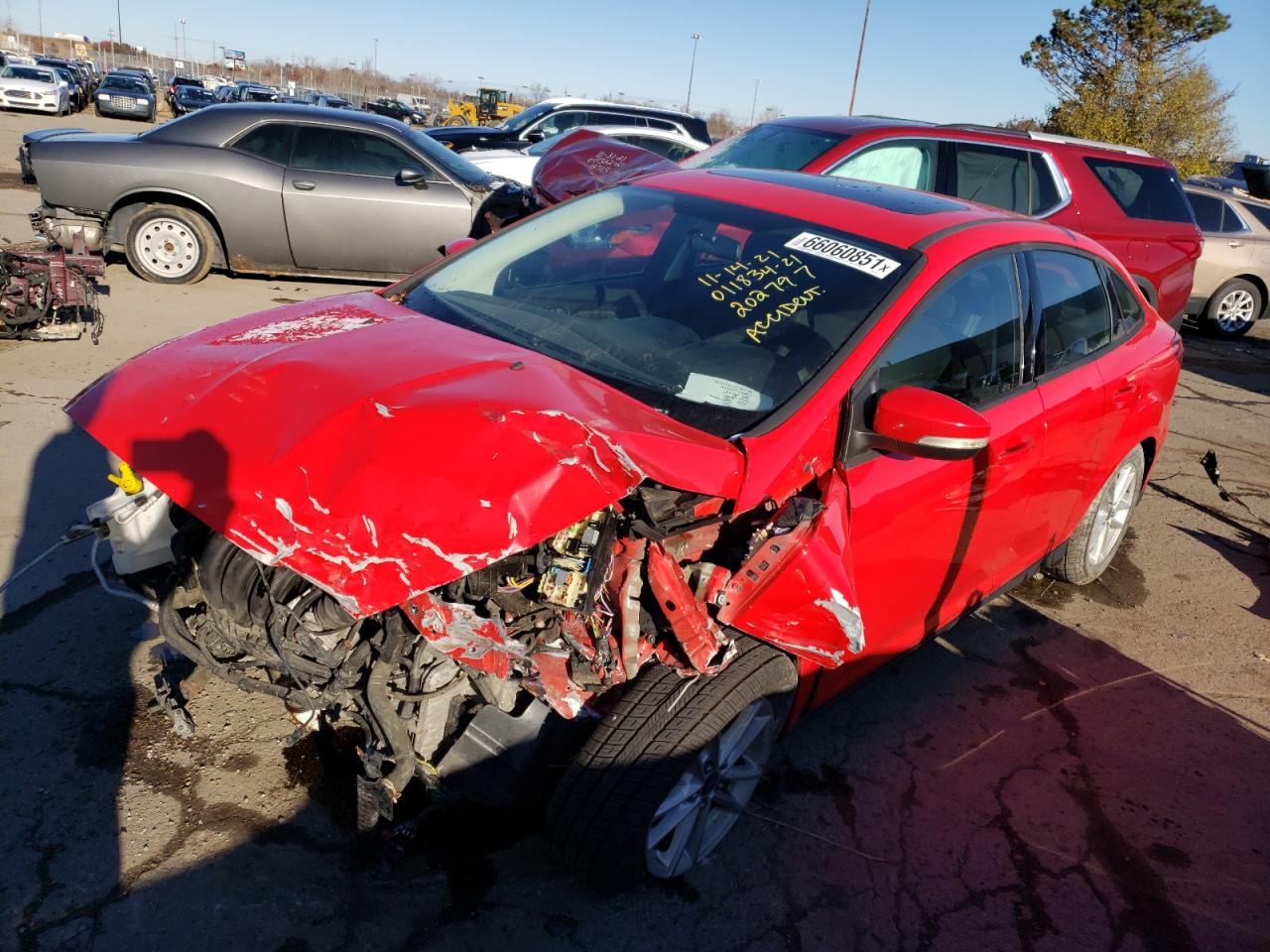 Photo 2 from auction – 2015 FORD FOCUS SE with VIN 1FADP3F28FL202797