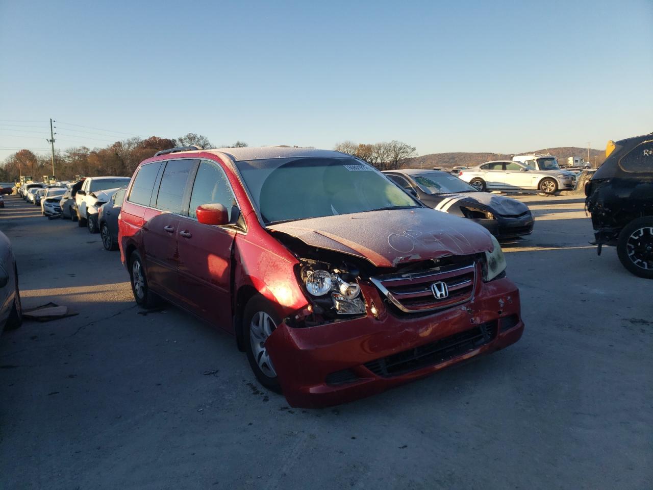 HONDA ODYSSEY EX 2006 with VIN 5FNRL38436B443227 - Photo from auction