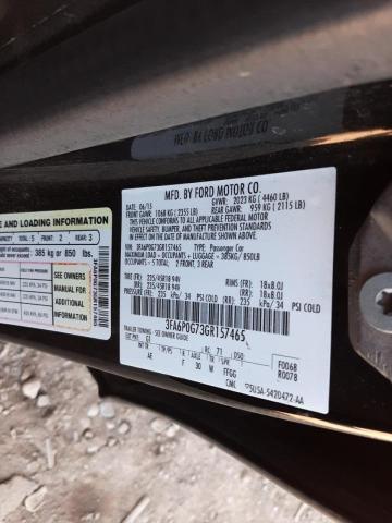 Photo 10 from auction – 2016 FORD FUSION S with VIN 3FA6P0G73GR157465