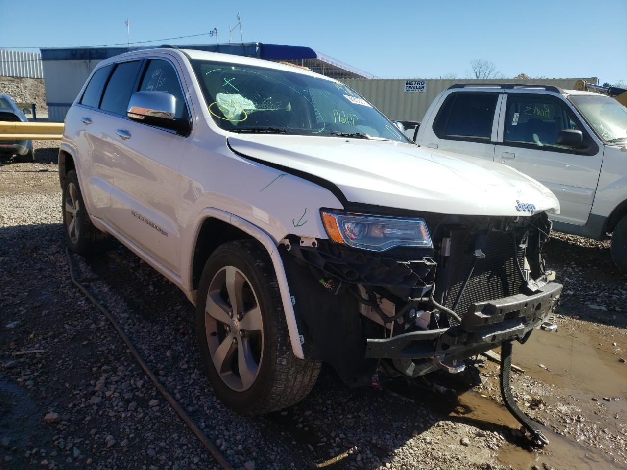 JEEP GRAND CHER 2014 with VIN 1C4RJECT6EC338323 - Photo from auction