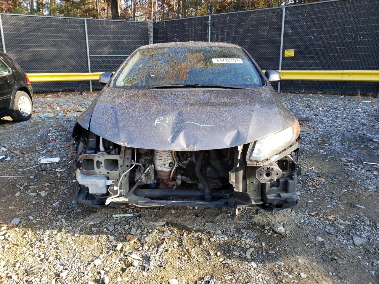 Photo 9 from auction – 2012 HONDA CIVIC EXL with VIN 19XFB2F99CE047240