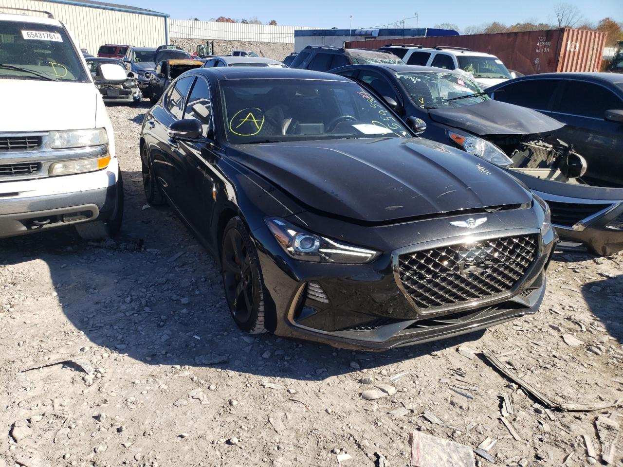 GENESIS G70 PRESTI 2019 with VIN KMTG34LE4KU022018 - Photo from auction