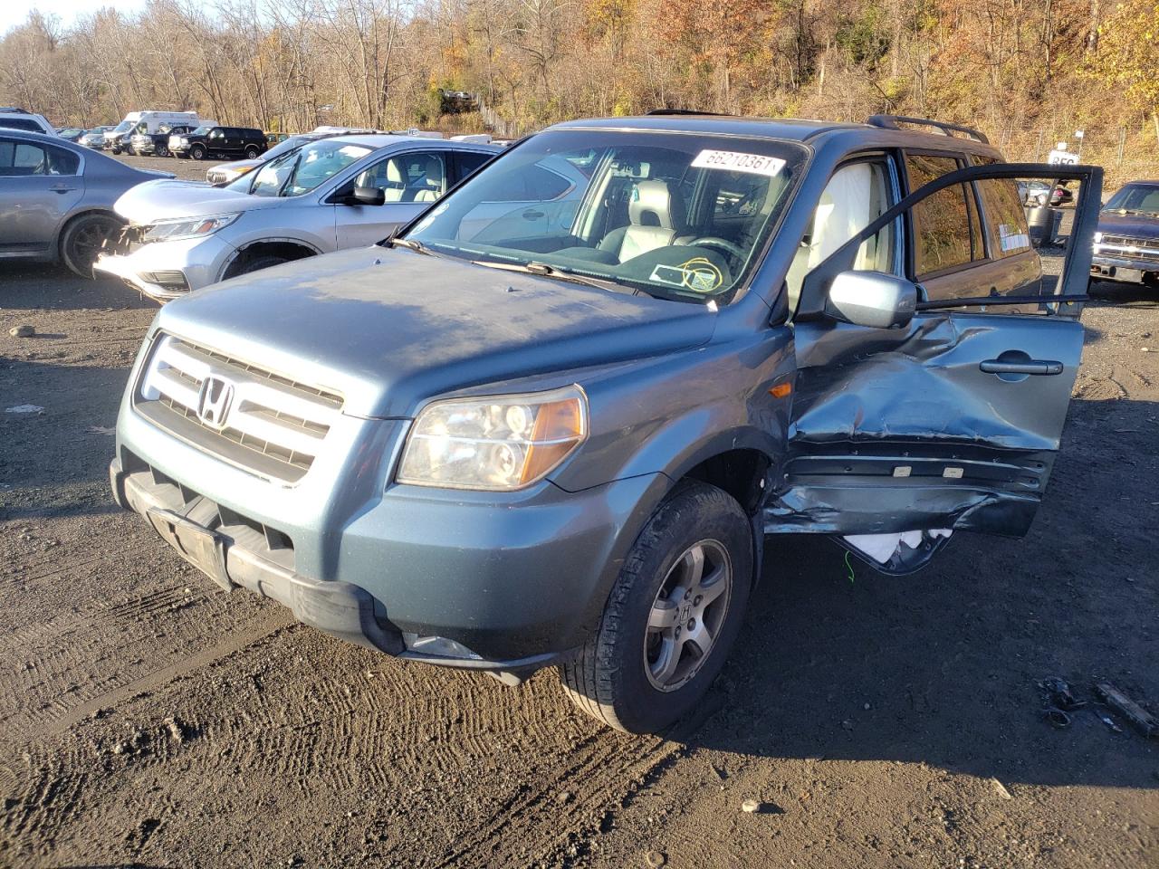 Photo 2 from auction – 2008 HONDA PILOT EXL with VIN 5FNYF18658B009824