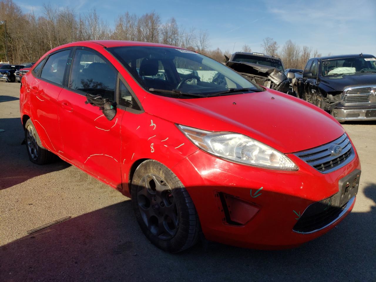 FORD FIESTA SEL 2012 with VIN 3FADP4CJ7CM132267 - Photo from auction