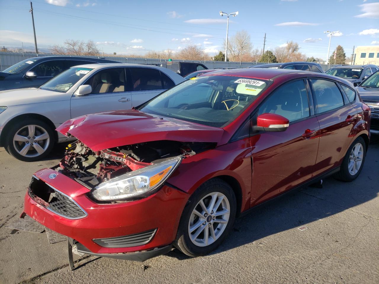 Photo 2 from auction – 2016 FORD FOCUS SE with VIN 1FADP3K27GL387514