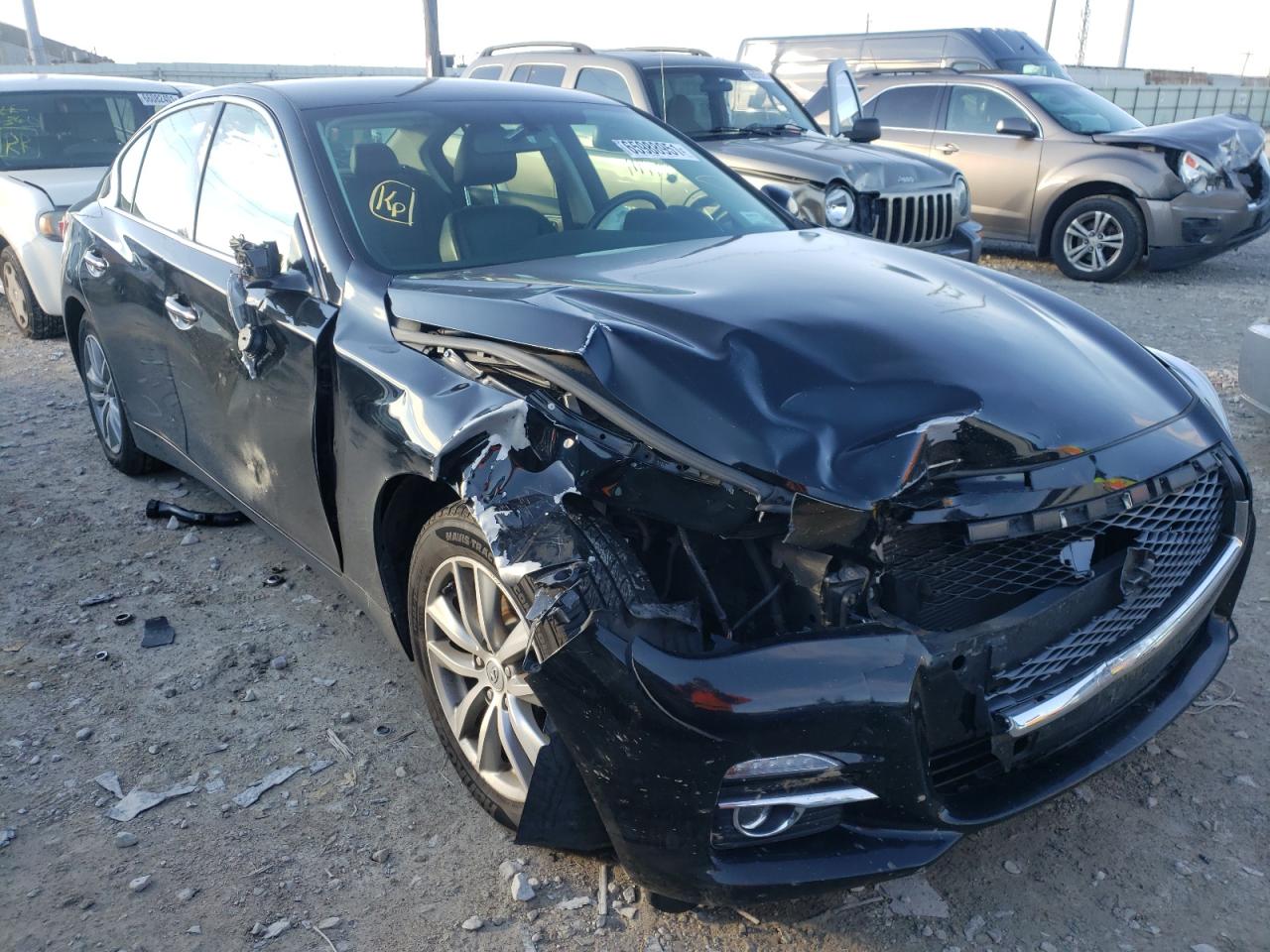 INFINITI Q50 BASE 2015 with VIN JN1BV7AR9FM408291 - Photo from auction
