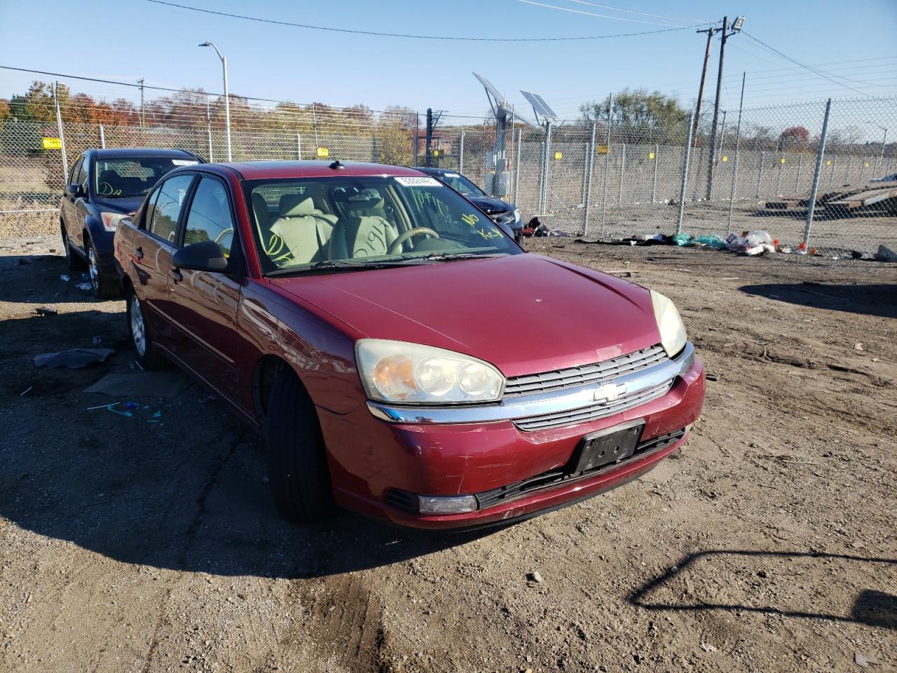 CHEVROLET MALIBU LT 2005 with VIN 1G1ZU54855F329718 - Photo from auction