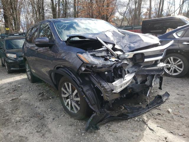 HONDA PILOT EXL 2021 with VIN 5FNYF6H57MB014151 - Photo from auction