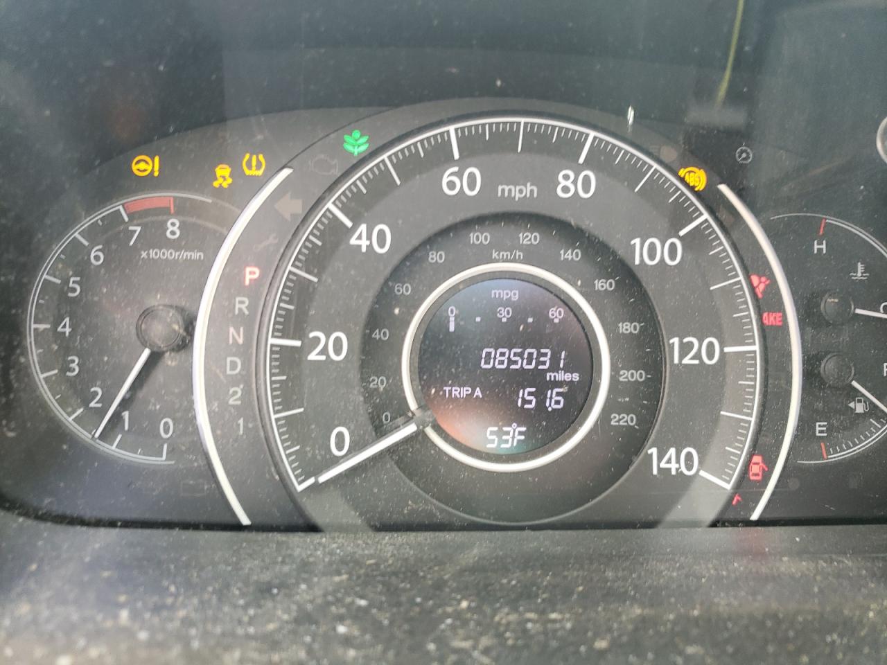 Photo 8 from auction – 2014 HONDA CR-V EXL with VIN 2HKRM3H72EH542080