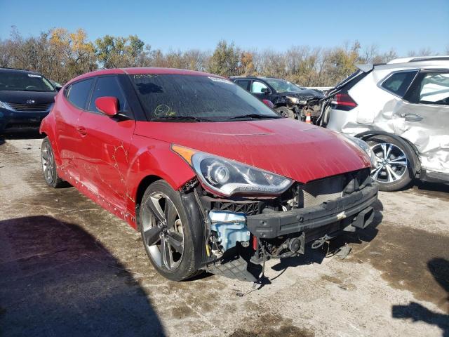 HYUNDAI VELOSTER T 2014 with VIN KMHTC6AE9EU199787 - Photo from auction