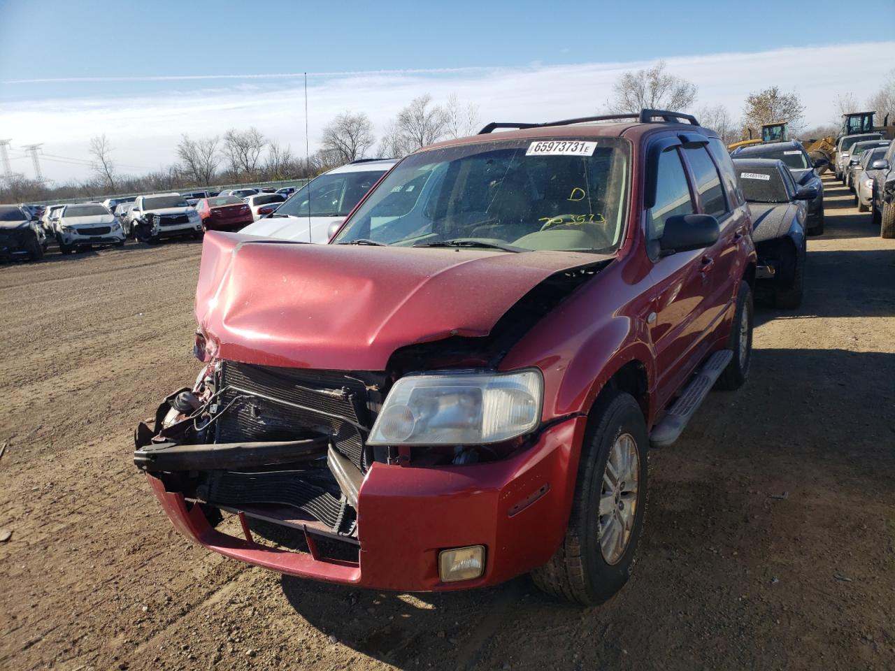 Photo 2 from auction – 2006 MERCURY MARINER with VIN 4M2CU57106DJ03573