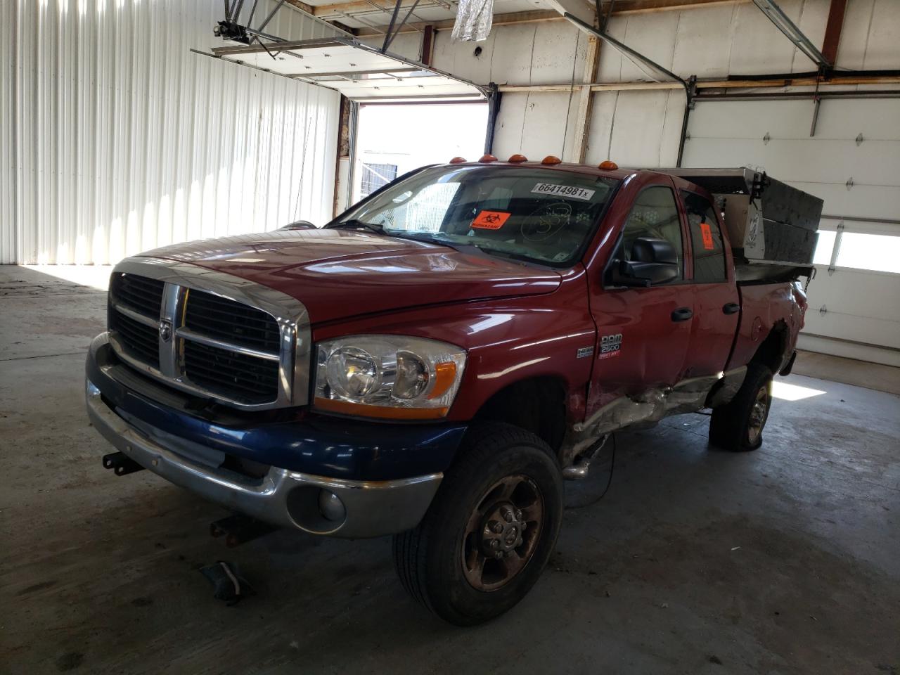 Photo 9 from auction – 2008 DODGE RAM 2500 S with VIN 3D7KS28DX8G121427