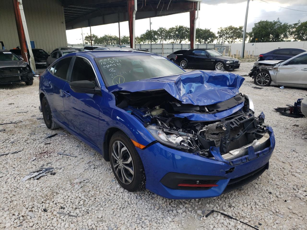 Photo 1 from auction – 2016 HONDA CIVIC LX with VIN 19XFC2F57GE046927
