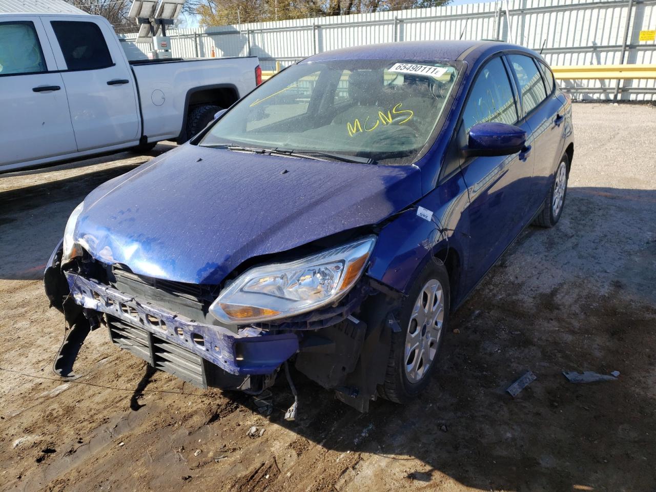 Photo 2 from auction – 2012 FORD FOCUS SE with VIN 1FAHP3K2XCL400235