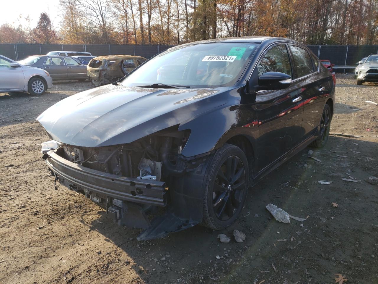 Photo 2 from auction – 2018 NISSAN SENTRA SR with VIN 3N1CB7AP4JY259483
