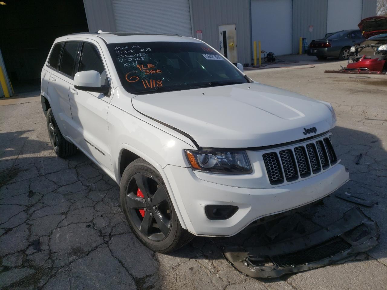 JEEP GRAND CHER 2015 with VIN 1C4RJFAG4FC940408 - Photo from auction