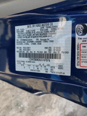 Photo 10 from auction – 2006 FORD MUSTANG with VIN 1ZVHT80N265147076