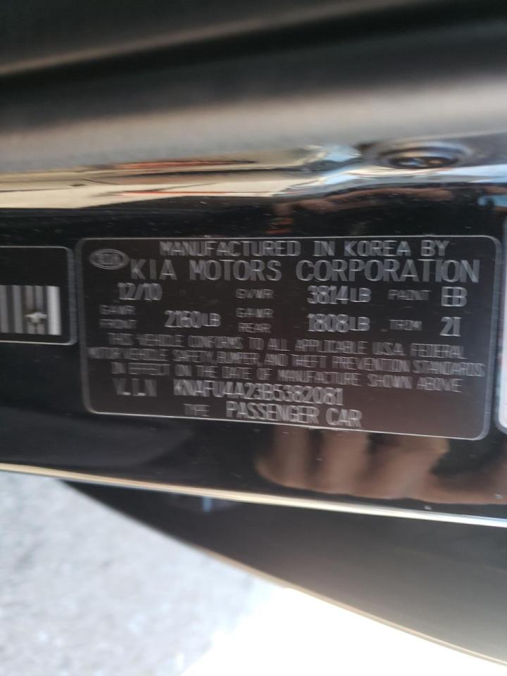 Photo 10 from auction – 2011 KIA FORTE EX with VIN KNAFU4A23B5382081
