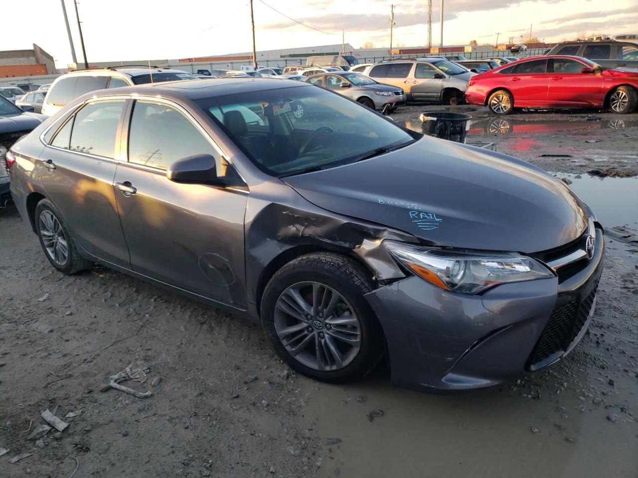 TOYOTA CAMRY LE 2017 with VIN 4T1BF1FK4HU433133 - Photo from auction
