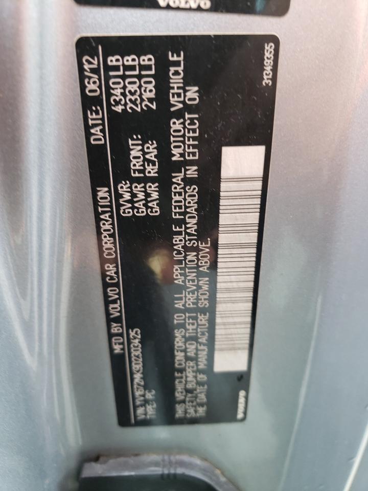 Photo 10 from auction – 2013 VOLVO C30 T5 with VIN YV1672MK9D2303425