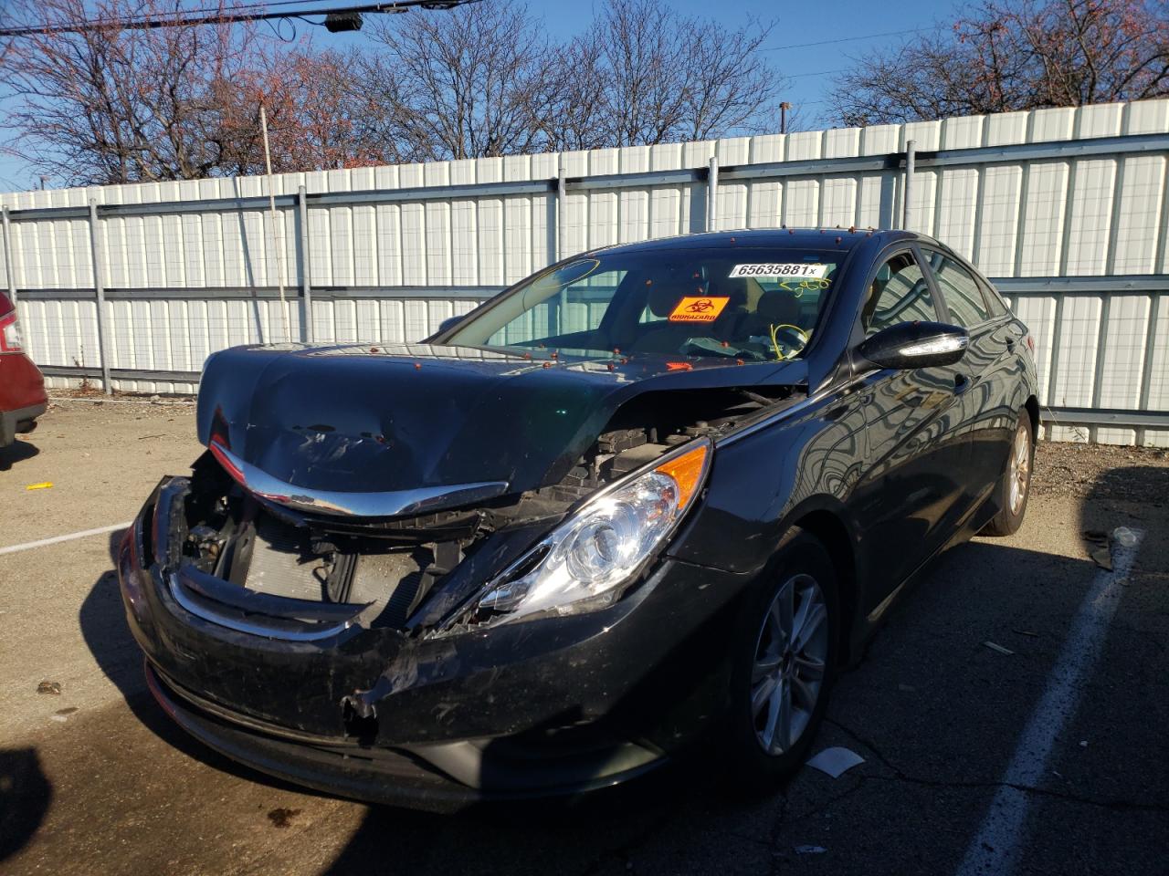 Photo 2 from auction – 2014 HYUNDAI SONATA GLS with VIN 5NPEB4AC3EH845418