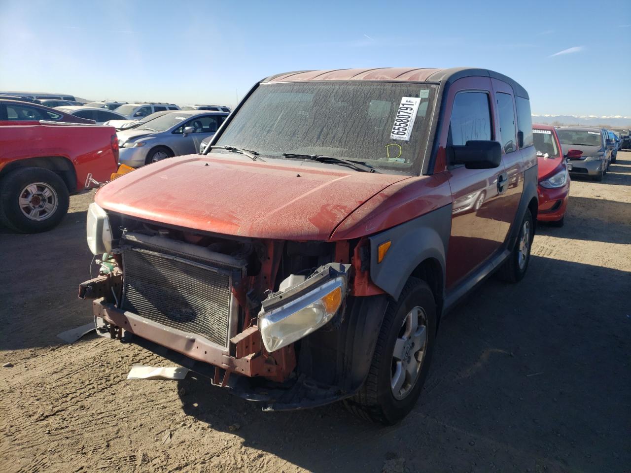 Photo 2 from auction – 2005 HONDA ELEMENT EX with VIN 5J6YH18645L003199