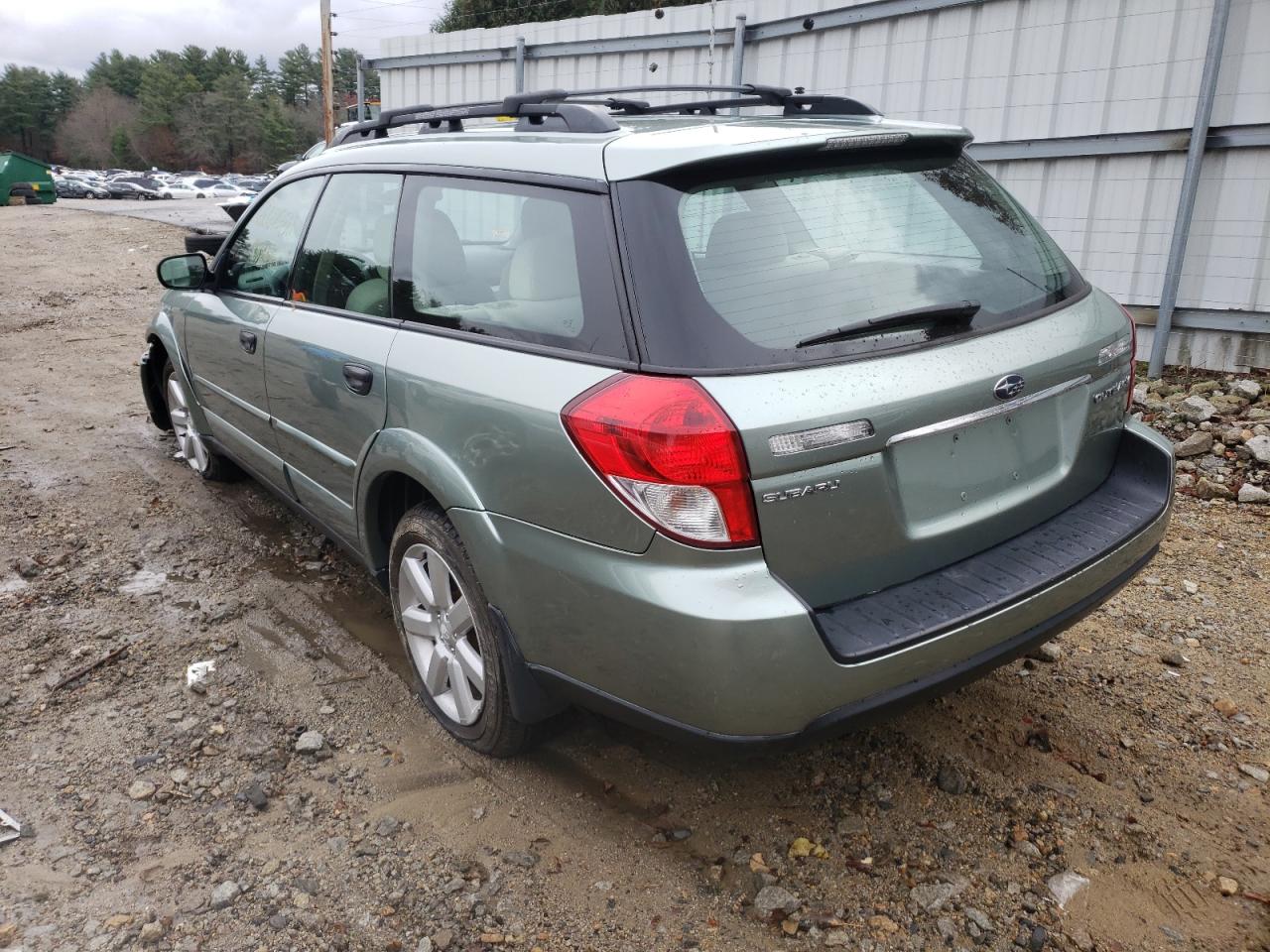 Photo 3 from auction – 2009 SUBARU OUTBACK 2. with VIN 4S4BP61C897334695
