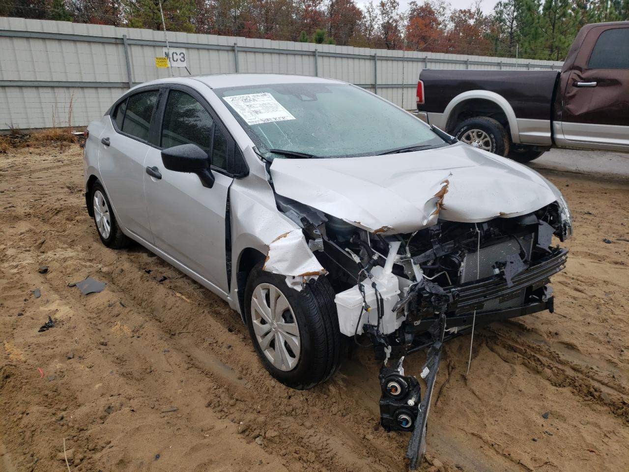 Photo 1 from auction – 2020 NISSAN VERSA S with VIN 3N1CN8DV8LL918642