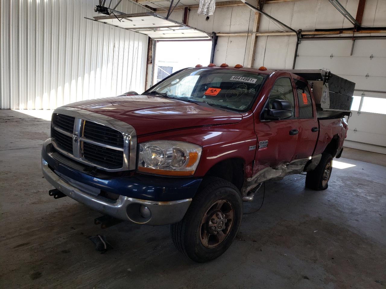 Photo 2 from auction – 2008 DODGE RAM 2500 S with VIN 3D7KS28DX8G121427