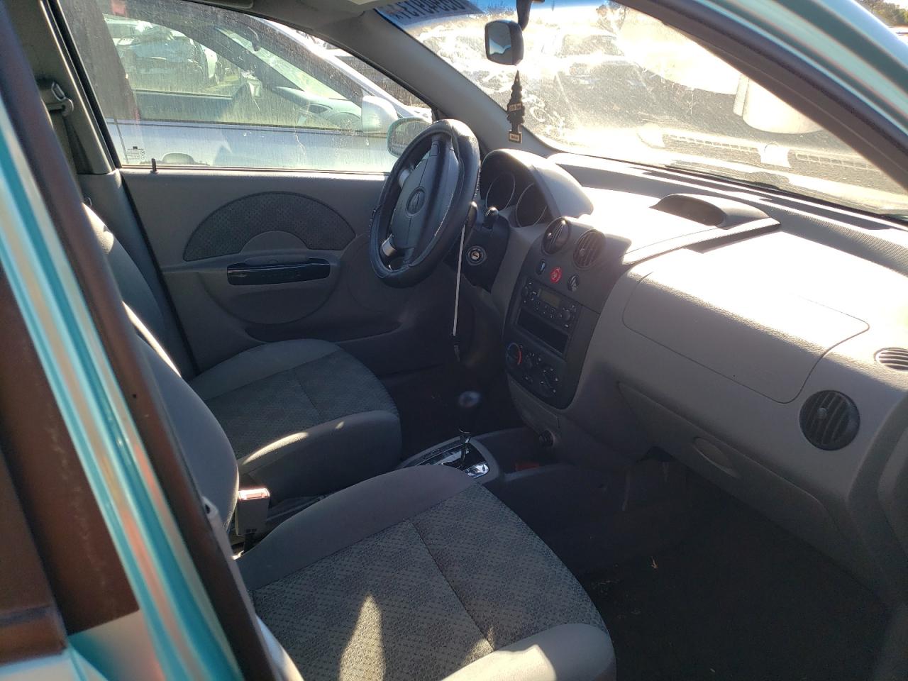 Photo 5 from auction – 2005 CHEVROLET AVEO with VIN KL1TD526X5B316380