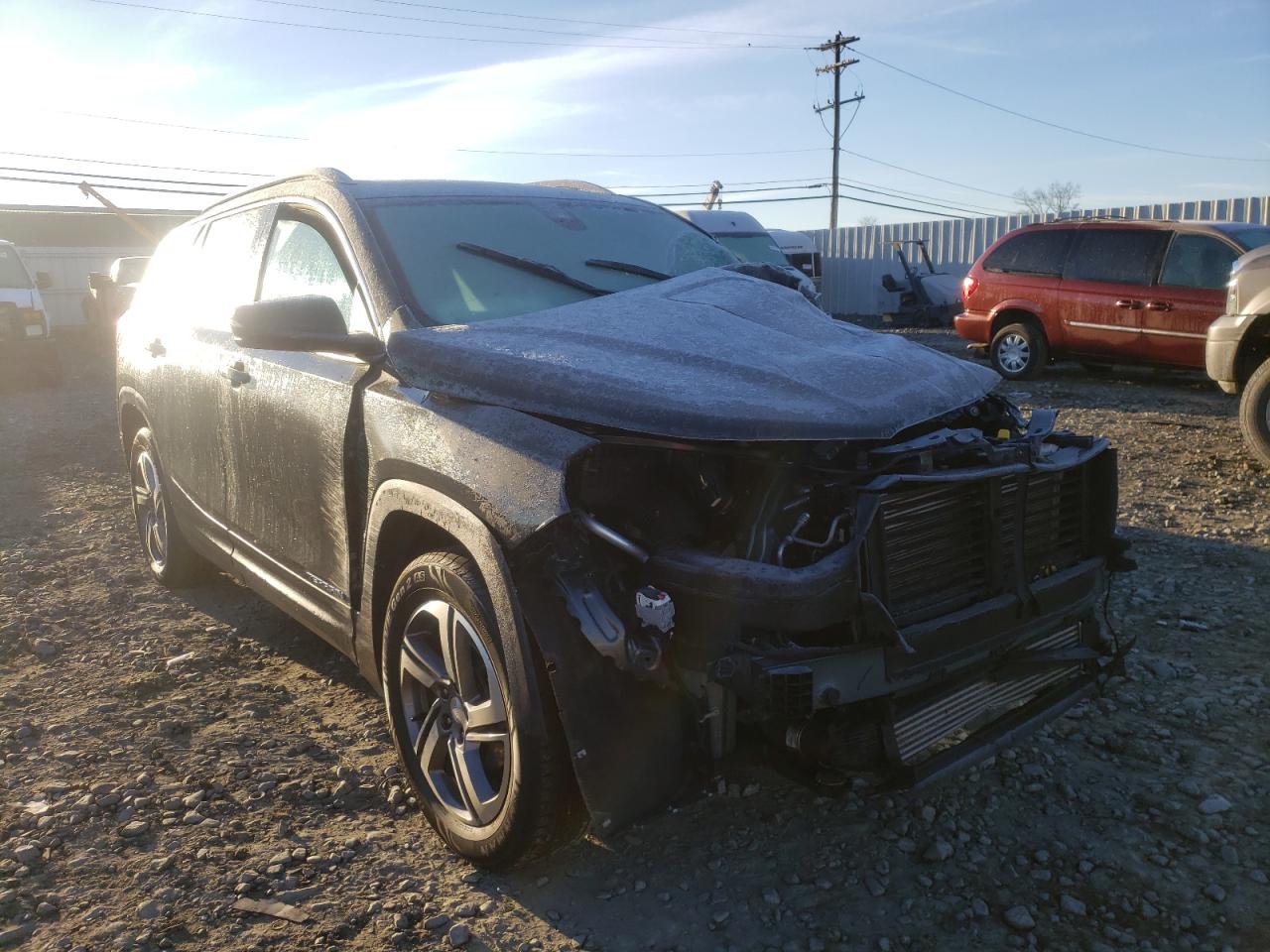 GMC TERRAIN SL 2020 with VIN 3GKALVEV8LL179963 - Photo from auction