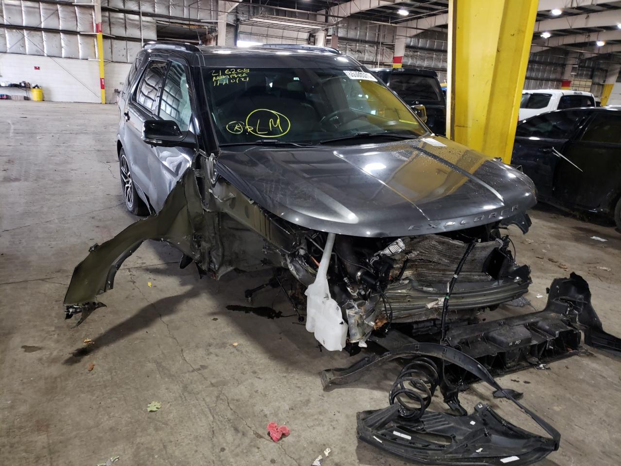 FORD EXPLORER 2019 with VIN 1FM5K8GT8KGB54377 - Photo from auction