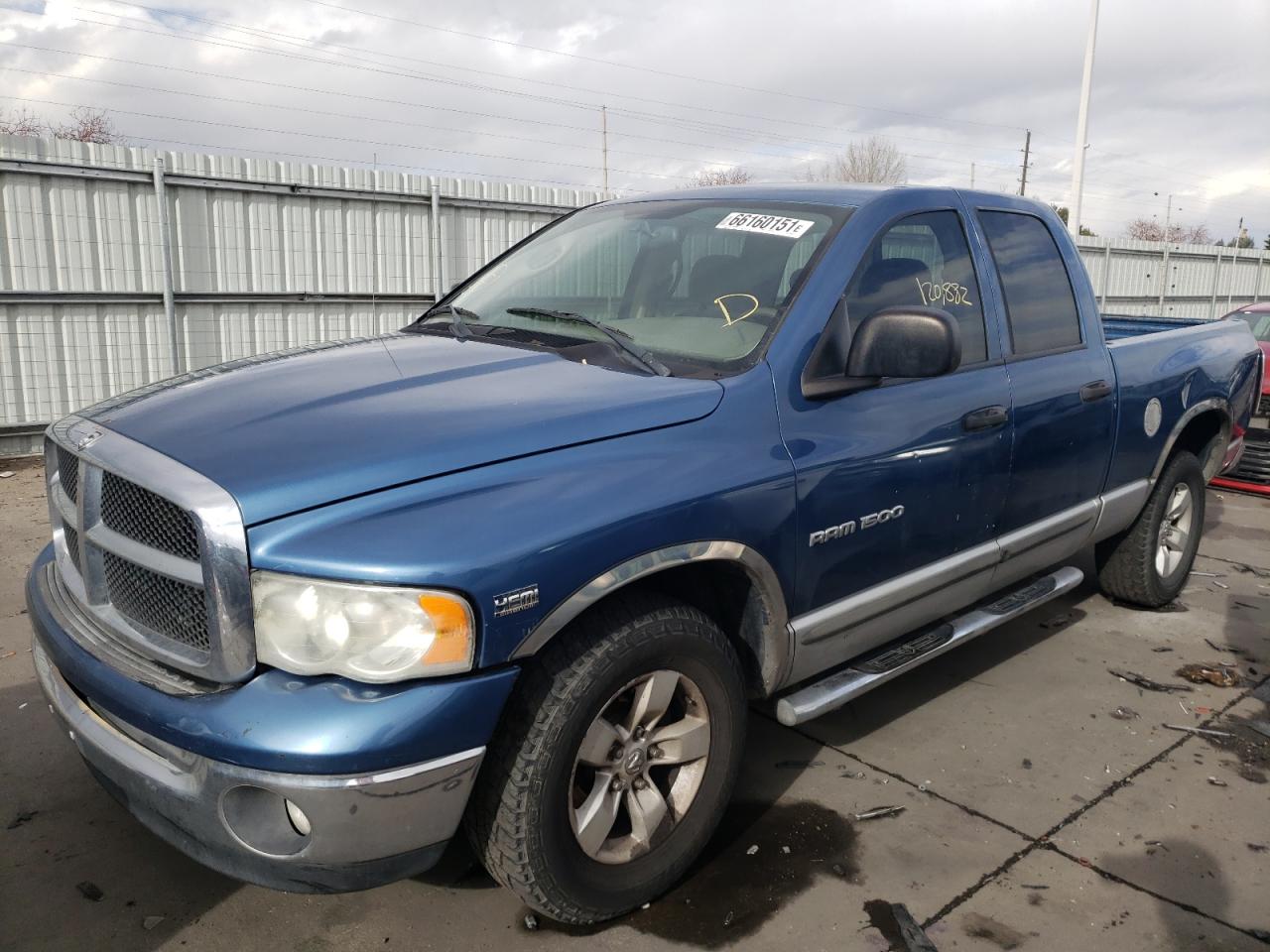 Photo 2 from auction – 2004 DODGE RAM 1500 S with VIN 1D3HA18D44J148026