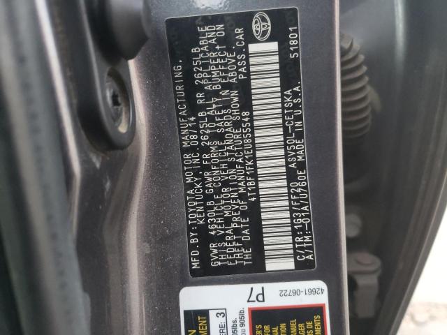 Photo 10 from auction – 2014 TOYOTA CAMRY L with VIN 4T1BF1FK1EU855548