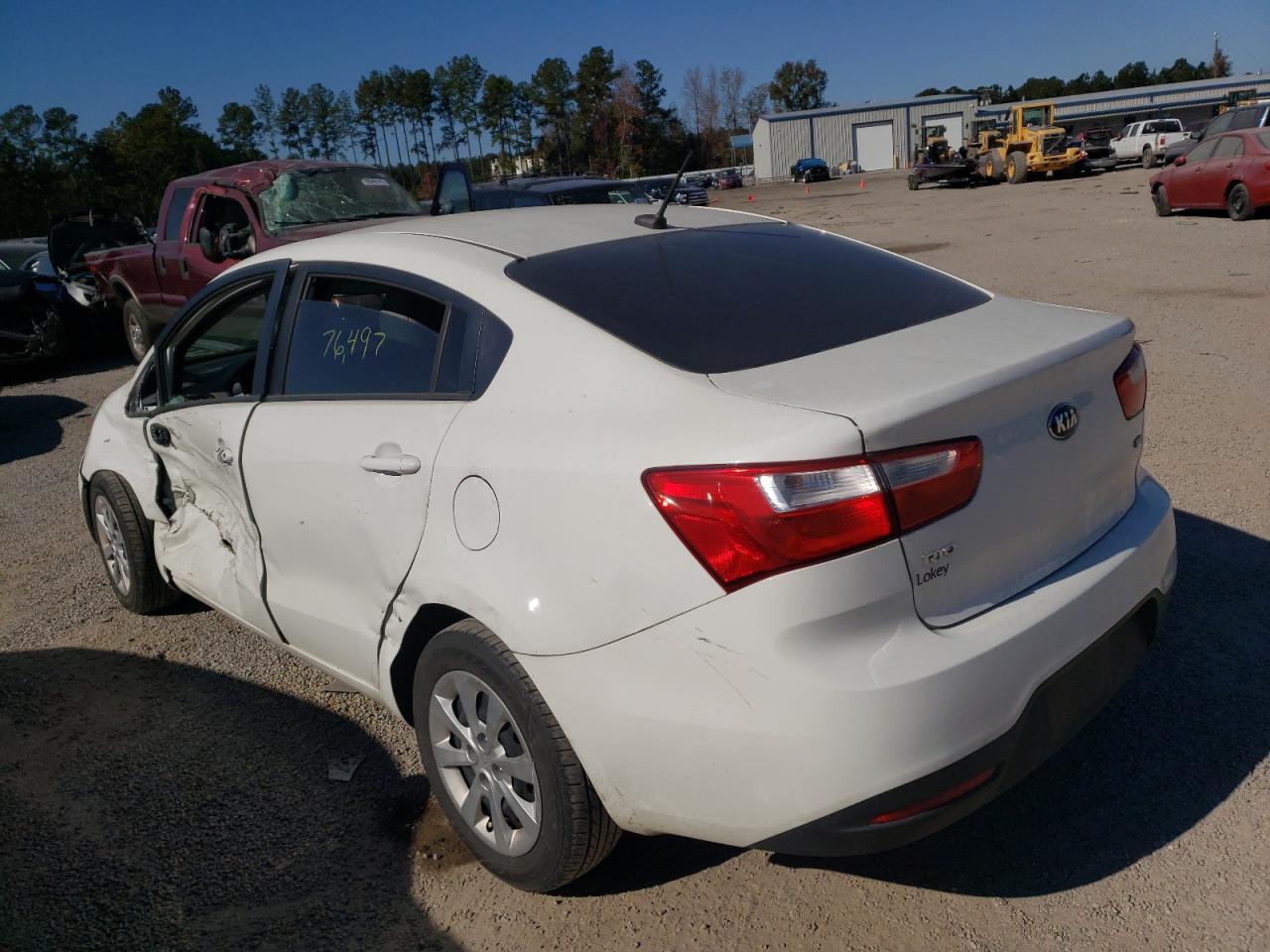 Photo 3 from auction – 2014 KIA RIO LX with VIN KNADM4A3XE6341784