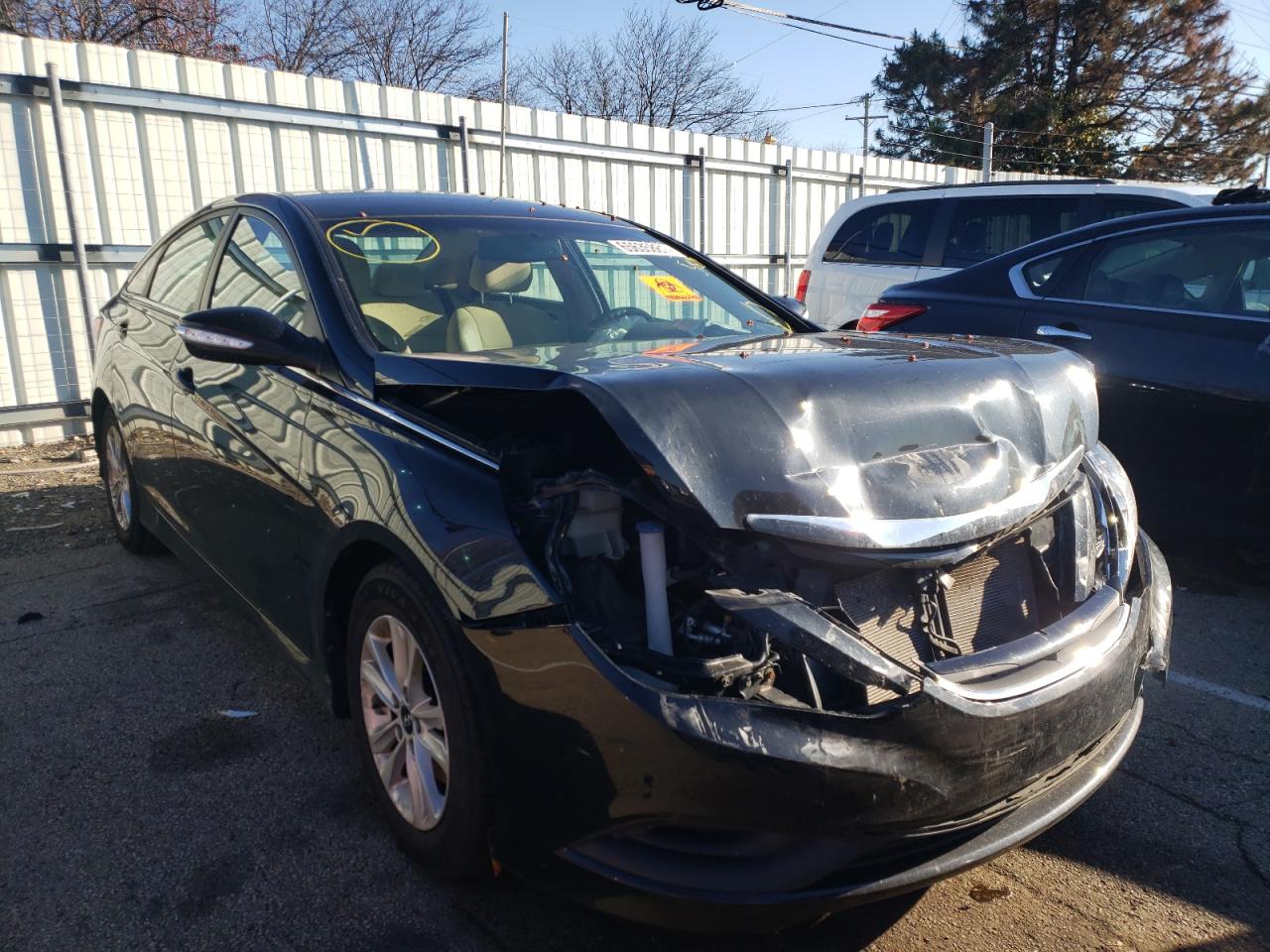HYUNDAI SONATA GLS 2014 with VIN 5NPEB4AC3EH845418 - Photo from auction