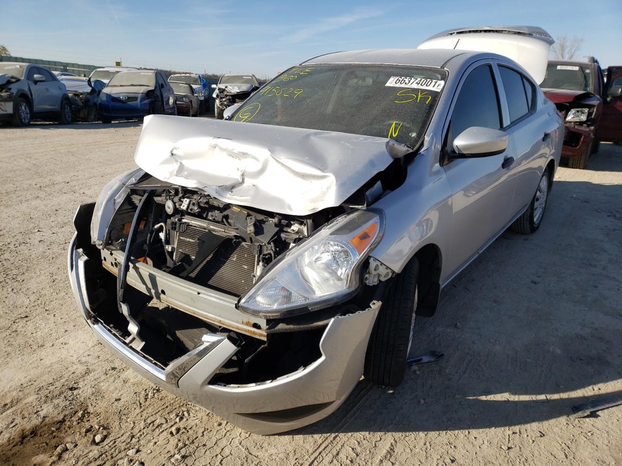 Photo 2 from auction – 2016 NISSAN VERSA S with VIN 3N1CN7AP4GL915629