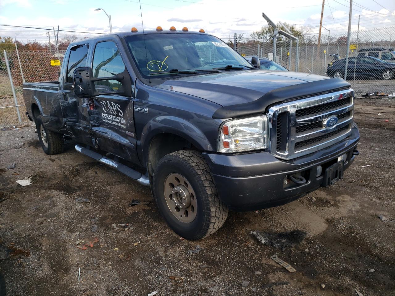 FORD F250 SUPER 2007 with VIN 1FTSW21P27EA38146 - Photo from auction