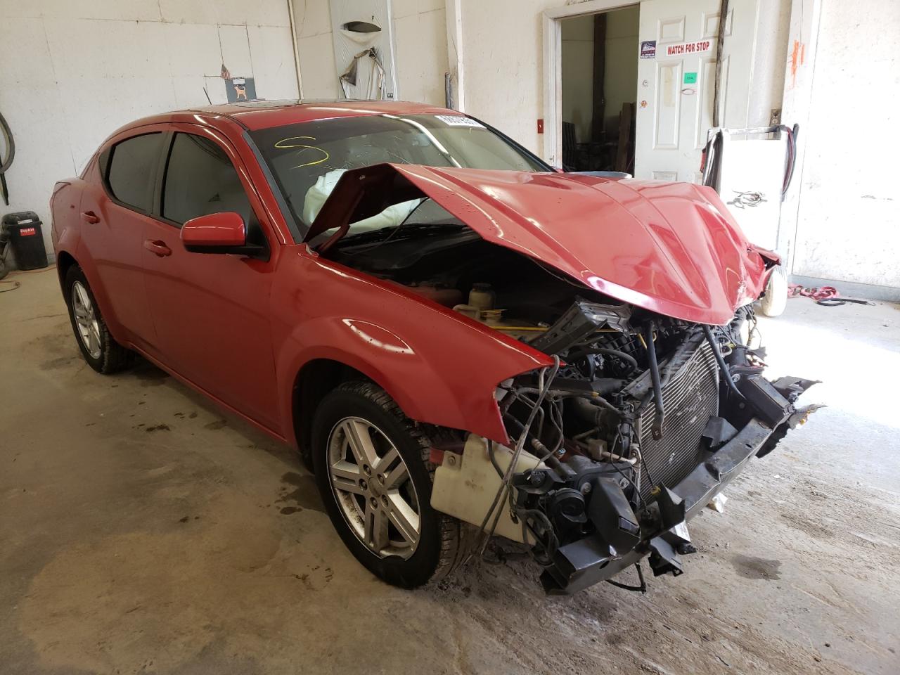 DODGE AVENGER SX 2013 with VIN 1C3CDZCB7DN594375 - Photo from auction