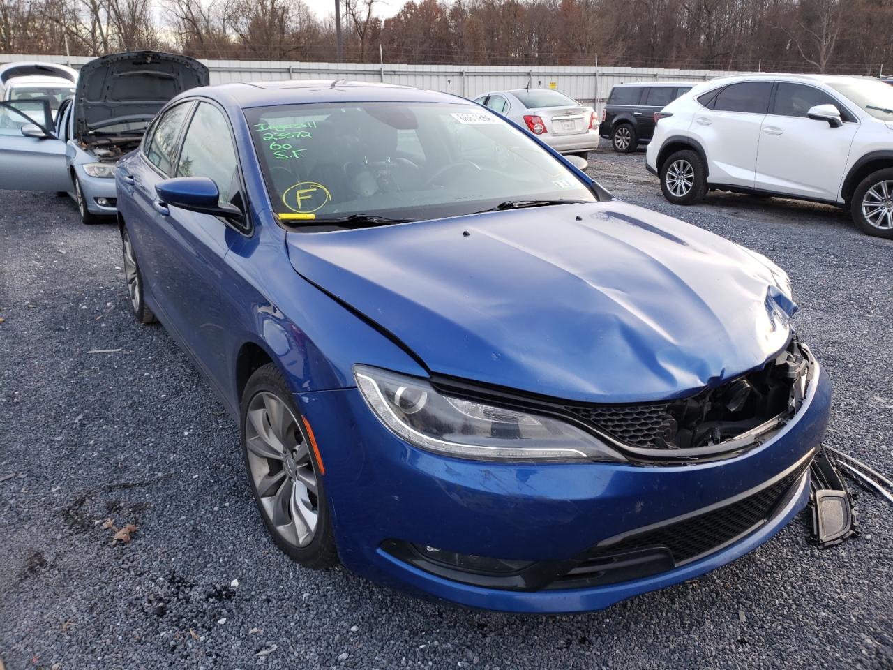 CHRYSLER 200 S 2016 with VIN 1C3CCCBG9GN138878 - Photo from auction